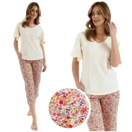 pizama-damska-bawelniana-letnia-wygodna-z-krotkim-rekawem-457-cana-xl