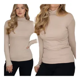 golf-damski-z-kaszmiru-bezowy-cienki-modal-bluzka-z-golfem-basic-kleo-xl