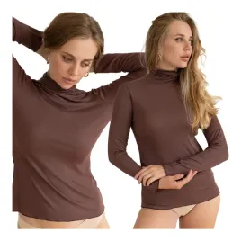 golf-damski-z-kaszmiru-brazowy-cienki-modal-bluzka-z-golfem-basic-kleo-xl