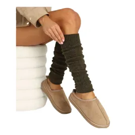getry-damskie-na-nogi-welna-ocieplacze-na-lydki-cieple-cerber-khaki