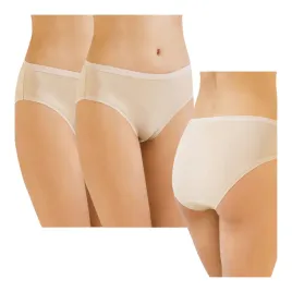 majtki-figi-damskie-bawelniane-bezowe-2pack-gladkie-klasyczne-kleo-m