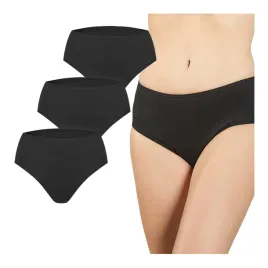 figi-majtki-damskie-bawelniane-3pack-zestaw-klasyczne-pelne-czarne-kappa-l