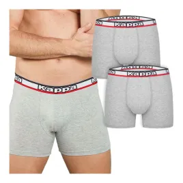 markowe-bokserki-kappa-majtki-meskie-bawelniane-sportowe-2pak-szare-xl