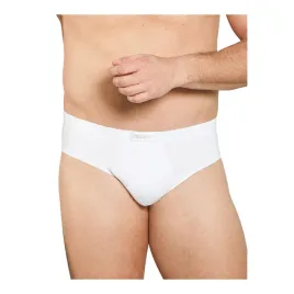 slipy-meskie-gladkie-biale-z-czystej-bawelny-kappa-k1103-s