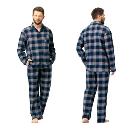 pizama-meska-dwuczesciowa-w-krate-ciepla-bawelna-flanela-key-3xl
