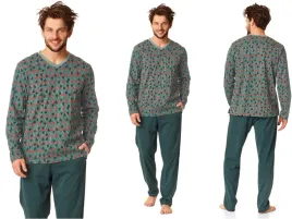 pizama-meska-bawelniana-dlugi-rekaw-key-xl