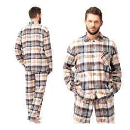 pizama-meska-flanelowa-z-dlugim-rekawem-spodnie-bawelna-key-3xl