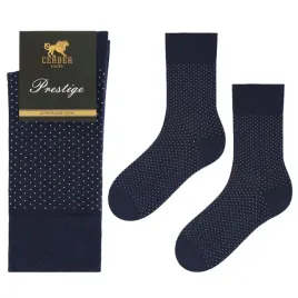 skarpety-meskie-bawelniane-w-kropki-eleganckie-prestige-cerber-39-41