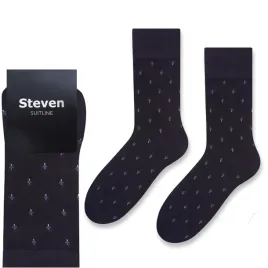 skarpetki-meskie-garniturowe-bawelna-w-delikatny-wzor-art-056-steven-45-47