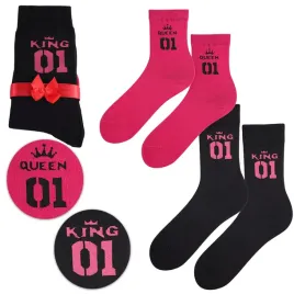 Zdjęcie produktu Skarpetki Marilyn zestaw KING&QUEEN