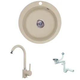zlewozmywak-granitowy-okragly-bezowy-bateria