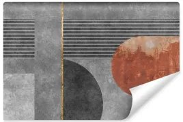 fototapeta-do-jadalni-wzor-geometryczny-beton-mural-abstrakcja-450x300