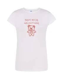 t-shirt-damski-bialy-badz-moja-walentynka-roz-l