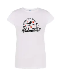 t-shirt-damski-bialy-be-my-valentine-roz-l
