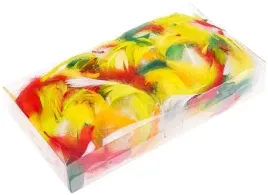 piorka-dekoracyjne-pudelko-mix-czerwone-biale-zielone-zolte-200-sztuk-35-g