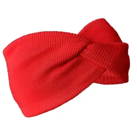 opaska-przeplatana-damska-bawelna-prazek-polski-producent-54-60-czerwony