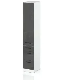 szafka-kuchenna-stojaca-slupek-kuchenny-dolna-3-szuflady-szary-polysk-30cm