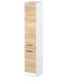szafka-kuchenna-slupek-regal-stojaca-dolna-z-koszem-cargo-dab-sonoma-30cm