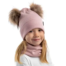 czapka-komin-komplet-przejsciowy-jesien-zima-2-puchate-pompony-48-56-p-roz