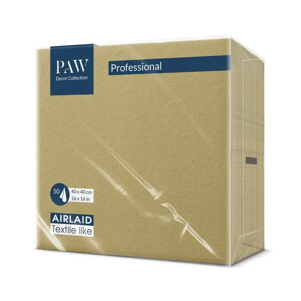 Serwetki Flizelinowe PAW ZŁOTE 40x40 50 szt