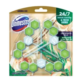 domestos-aroma-lux-kostka-toaletowa-white-rose-and-tea-tree-oil-3x55g