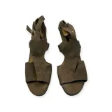 sandalki-bezowe-obcas-vaneli-40-stan-nowy