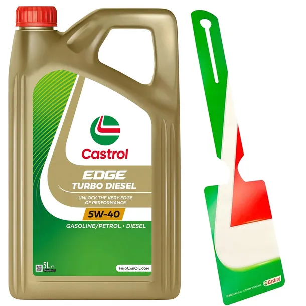 Castrol Edge 5W-40 PC Turbo Diesel 4L + zawieszka