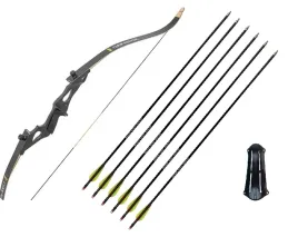 bardzo-mocny-luk-mysliwski-oakridge-pro-zestaw-strzaly-podstawka-ochraniacz