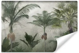 fototapeta-drzewa-palmowe-las-tropikalne-rosliny-beton-mural-450x300