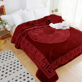 kocyk-zeta-z-wytloczonym-wzorem-do-spania-w-kolorze-czerwonym-240x200