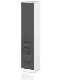 szafka-kuchenna-stojaca-slupek-kuchenny-dolna-3-szuflady-szary-polysk-40cm
