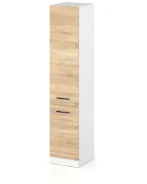 szafka-kuchenna-slupek-regal-stojaca-dolna-z-koszem-cargo-dab-sonoma-40cm