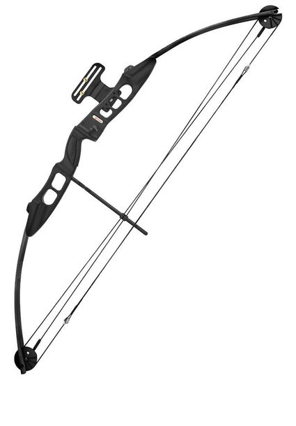 MOCNY Łuk bloczkowy 55 lbs cobra protex czarny dla osób leworęcznych LH