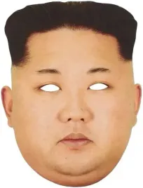 maska-papierowa-kim-dzong-un-polityk-korea-polnocka-przywodca-marszalek