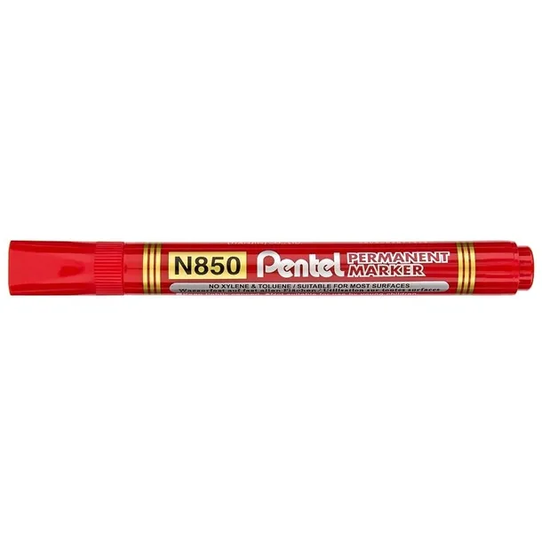marker-permanentny-pentel-n850-czerwony-kolor-czerwony