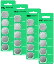 greencell-baterie-litowe-cr2032-3v-220mah-20-szt-blister-do-pilota-zegarka
