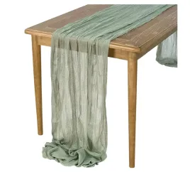 bieznik-boho-marszczony-oliwkowa-zielen-zielony-na-stol-delikatny-90x300-cm