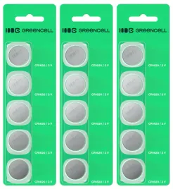 greencell-baterie-litowe-cr1620-3v-70mah-15-sztuk-blister-do-pilota-zegarka