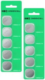 greencell-baterie-litowe-cr2032-3v-220mah-10-szt-blister-do-pilota-zegarka