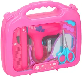 zestaw-fryzjerski-dla-dzieci-zabawkowy-fryzjer-suszarka-prostownica-11-elem