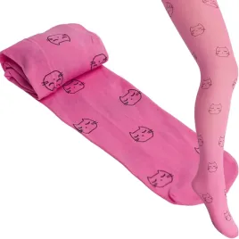 rajstopy-dziewczece-w-koty-kotki-microfibra-50den-r98-pink