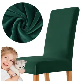 pokrowiec-krzeslo-velvet-plusz-zielony-ciemny