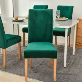 pokrowiec-krzeslo-velvet-plusz-zielony-ciemny-przeznaczenie-na-krzeslo