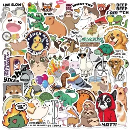 matowe-naklejki-wodoodporne-na-telefon-bidon-laptop-mix-cartoon-mem-50-szt