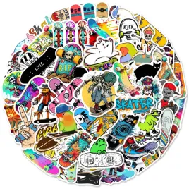 naklejki-wodoodporne-na-bidon-laptop-deskorolka-blysk-mix-skate-50-szt