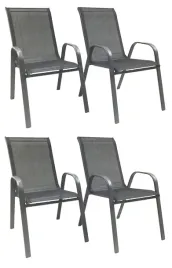 4szt-wygodne-metalowe-nowoczesne-krzeslo-ogrodowe-balkon-majorka-4x-szare
