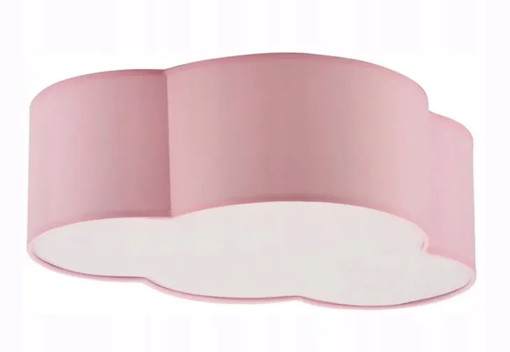 Lampa dziecięca chmura pastelowa różowa 2xE27 Mini