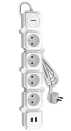 przedluzacz-elastyczny-flex-4-gniazda-2xusb-bialy