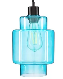 szklana-lampa-wiszaca-niebieska-e27-nowoczesna