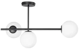 lampa-sufitowa-3xe14-milano-mleczne-kule-czarna